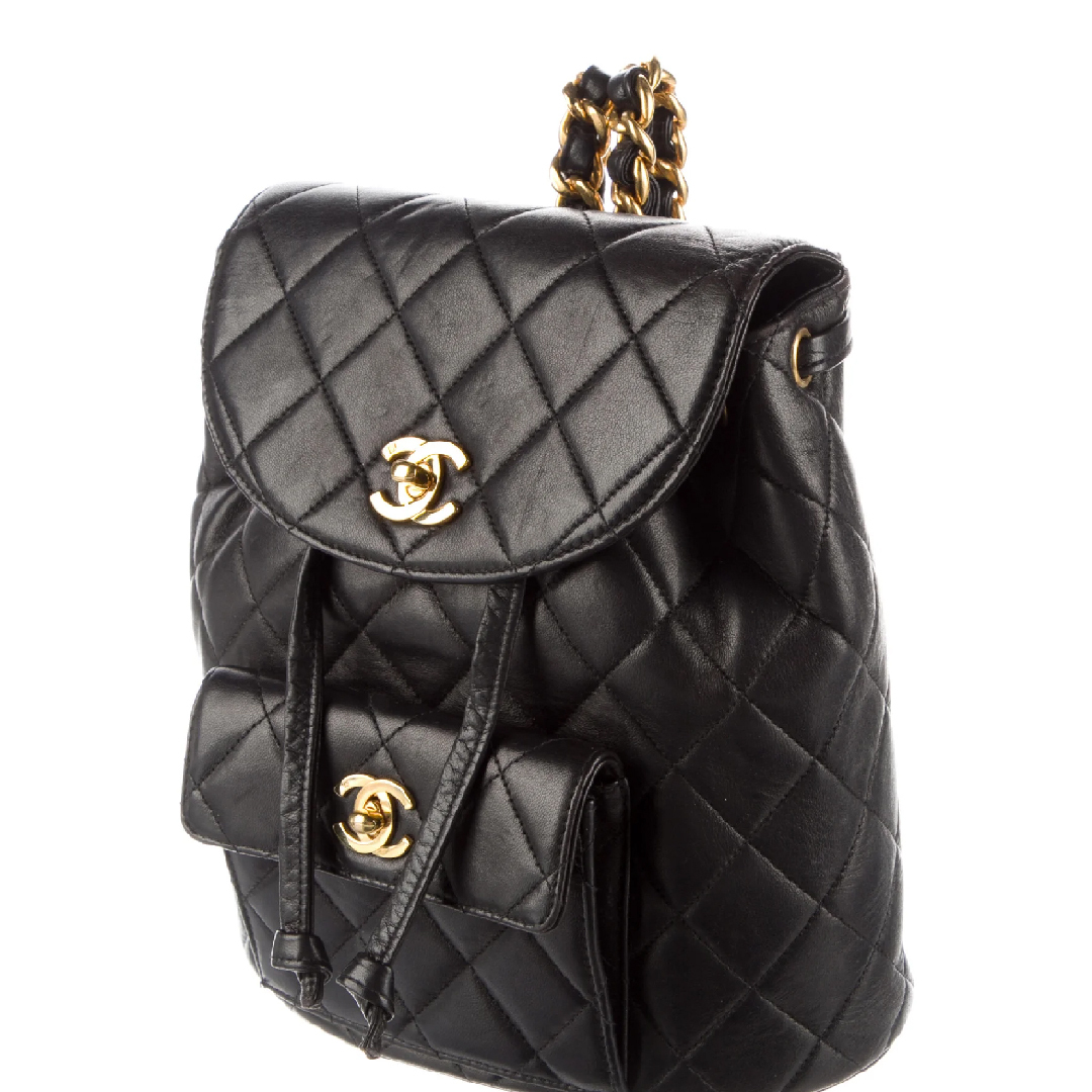 Vintage Quilted Mini Duma Backpack