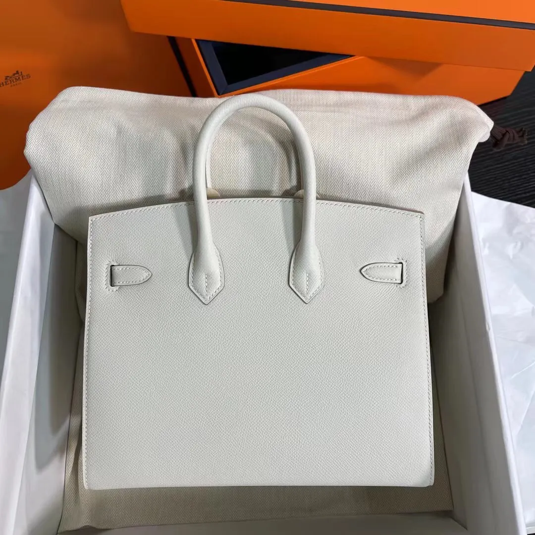 Birkin 25/30/35 Bag Nata (Cream White) Epsom Leather