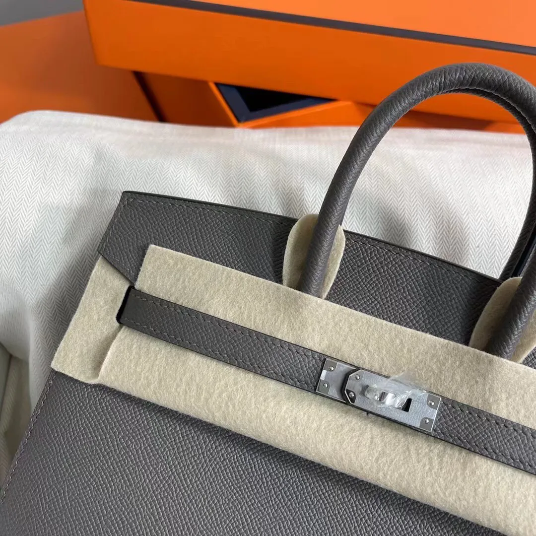 Birkin 25/30/35 Bag Etain (Pewter Grey) Epsom Leather