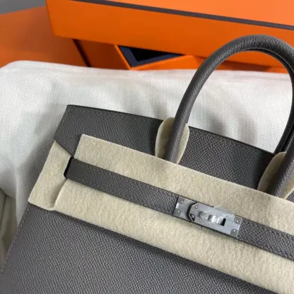 Birkin 25/30/35 Bag Etain (Pewter Grey) Epsom Leather