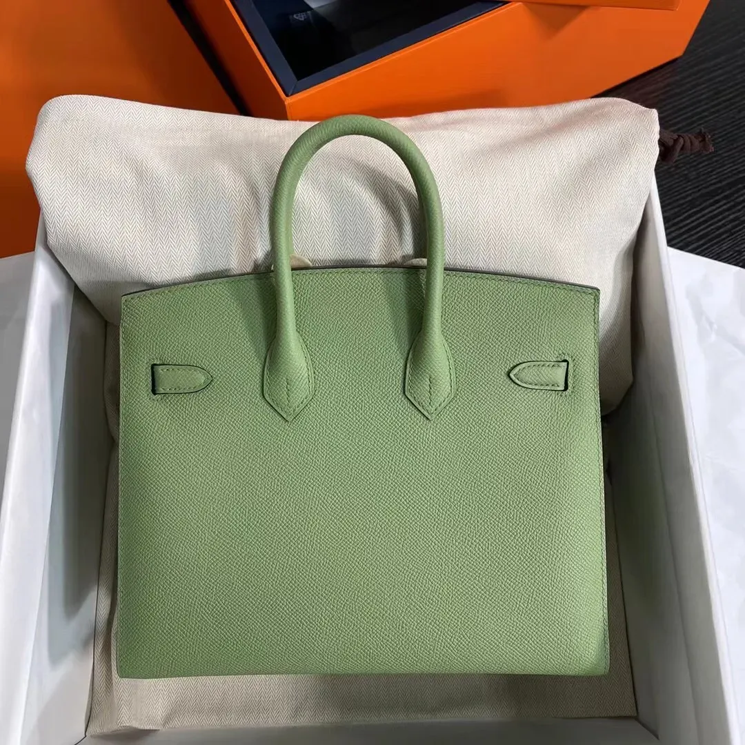 Birkin 25/30/35 Bag Vert Criquet (Avocado Green) Epsom Leather