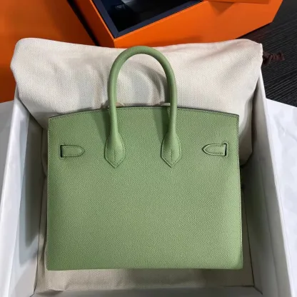 Birkin 25/30/35 Bag Vert Criquet (Avocado Green) Epsom Leather