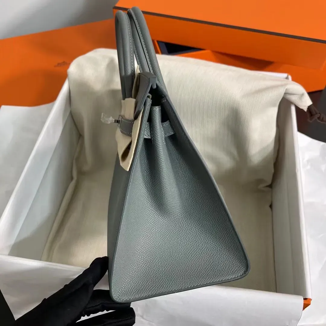 Birkin 25/30/35 Bag Vert Amande (Almond Green) Epsom Leather