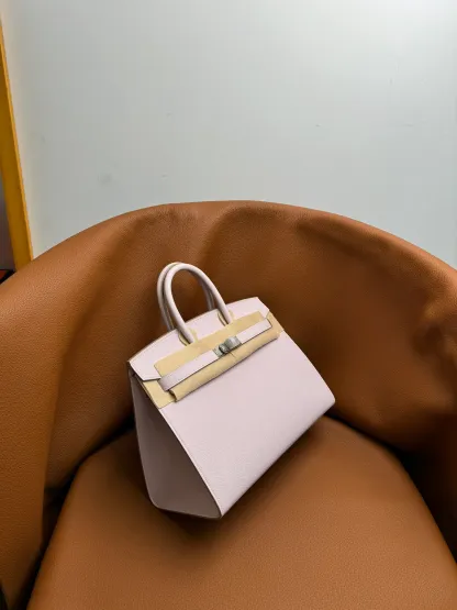 Birkin 25/30/35 Bag Guimauve (Dreamy Pink‑Lilac) Epsom Leather