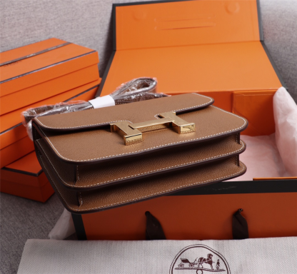 Constance 19/23 bag Brown Epsom Leather