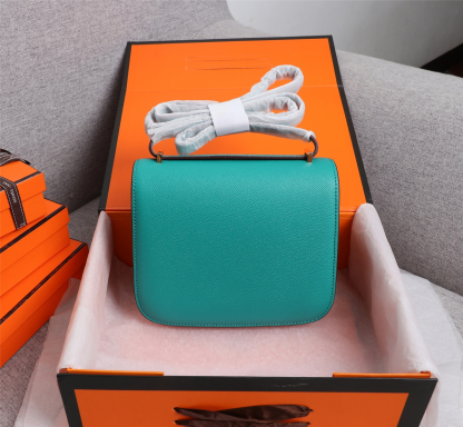 Constance 19/23 bag Cyan Epsom Leather