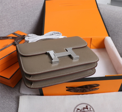 Constance 19/23 bag Dark Grey Epsom Leather