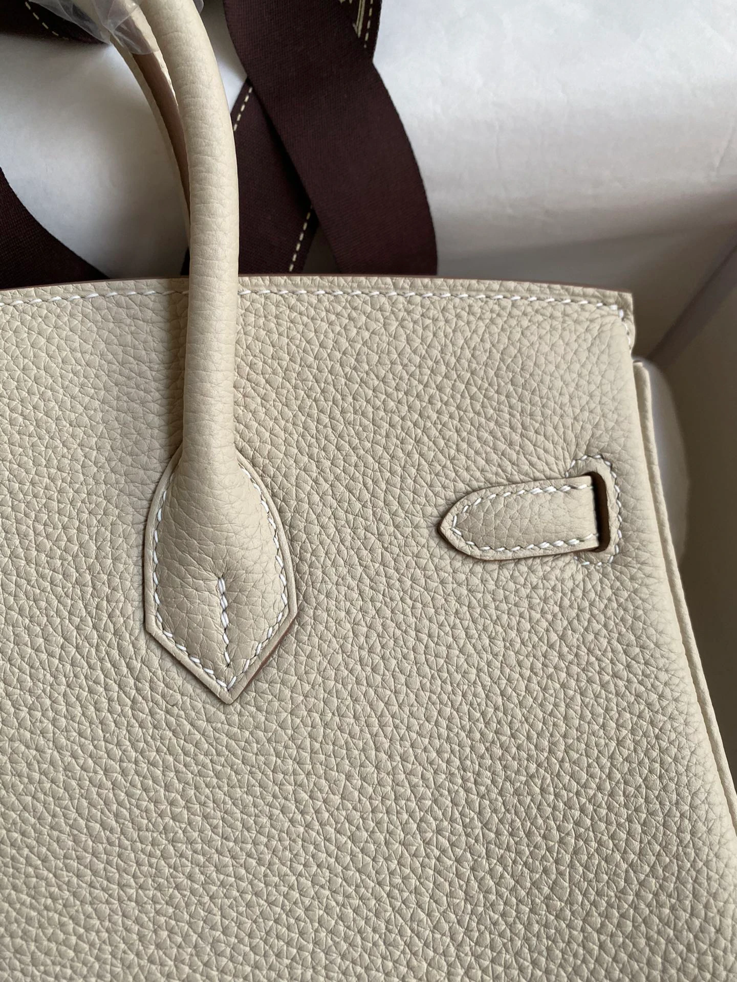 Birkin 25/30/35 Bag Nata Togo Leather