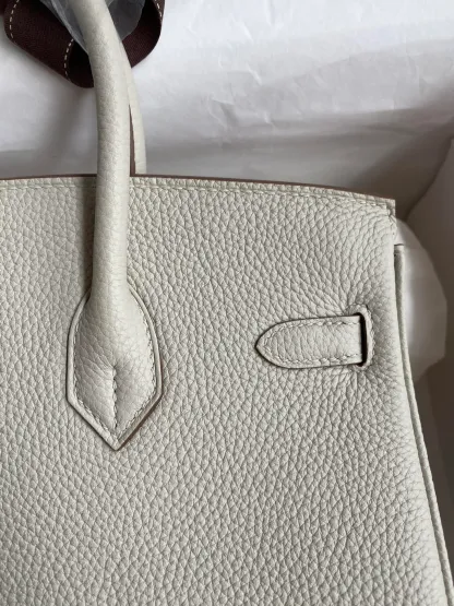Birkin 25/30/35 Bag Gris Perle (Pearl Grey) Togo Leather