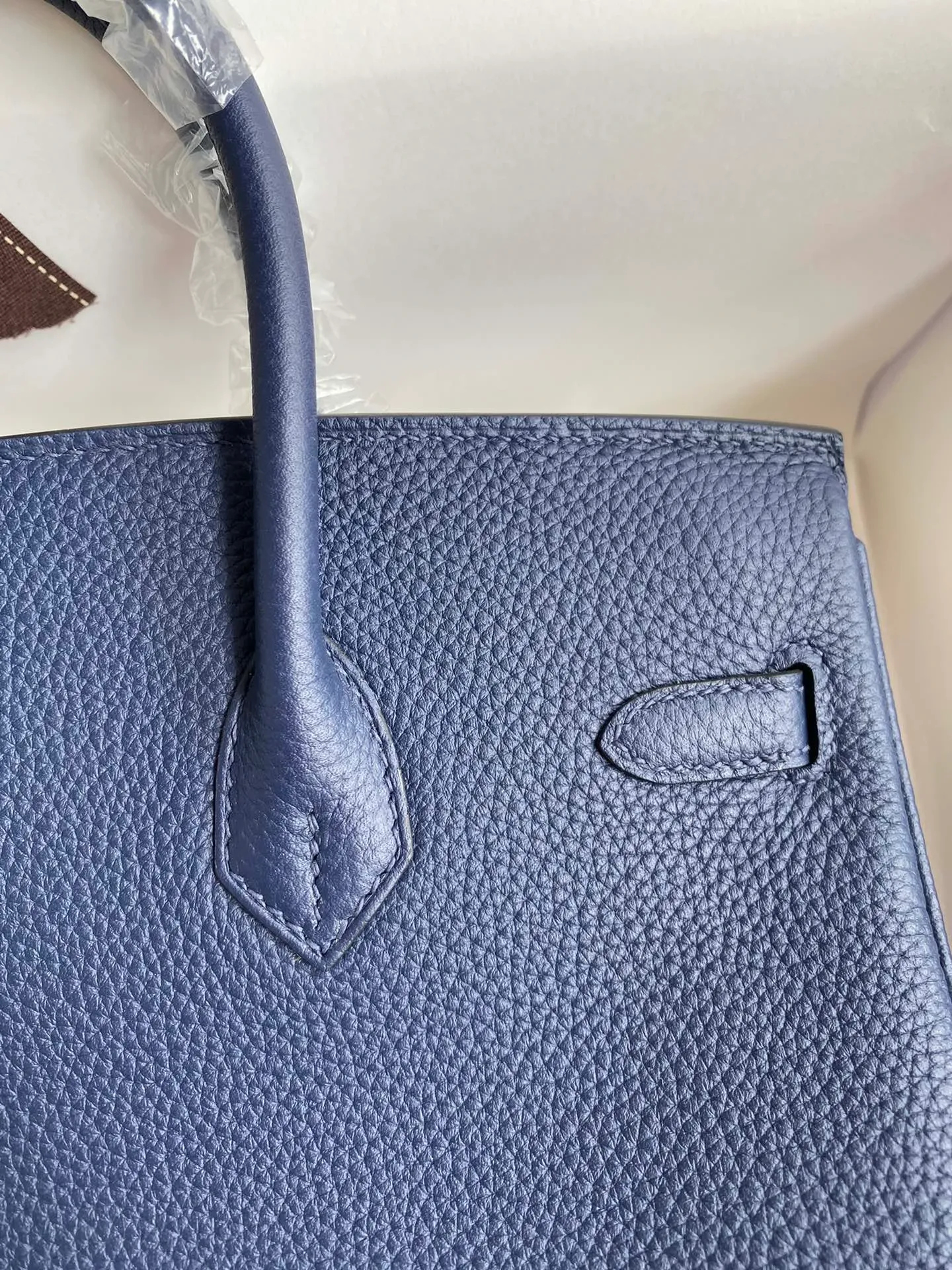 Birkin 25/30/35 Bag Bleu Nuit (Midnight Blue) Togo Leather