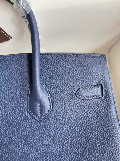 Birkin 25/30/35 Bag Bleu Nuit (Midnight Blue) Togo Leather