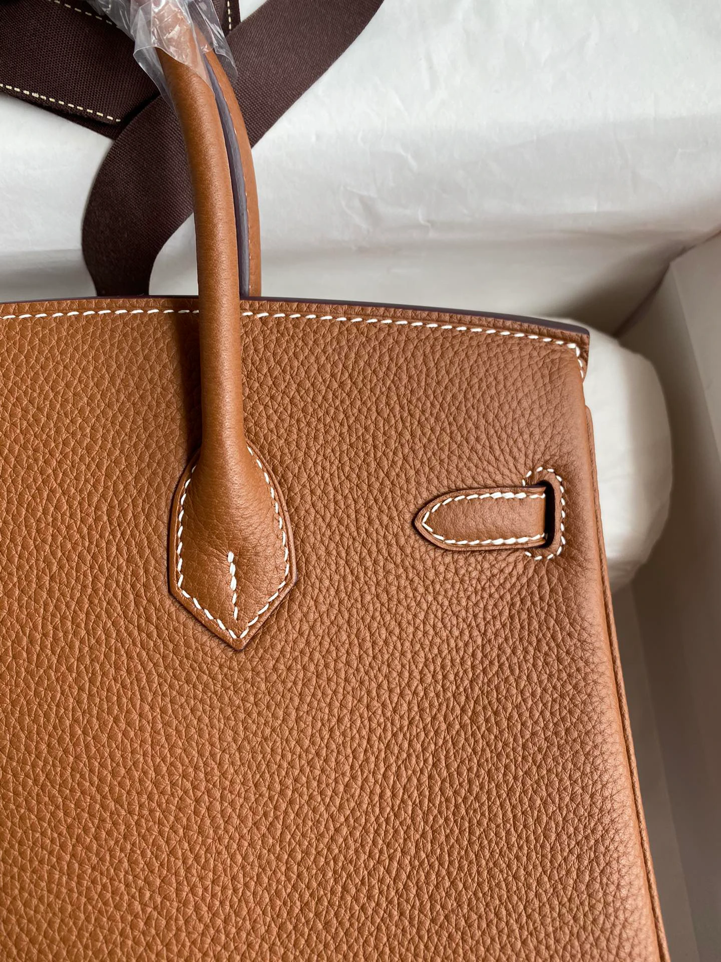 Birkin 25/30/35/40 Bag Gold (Golden‑Brown) Togo Leather