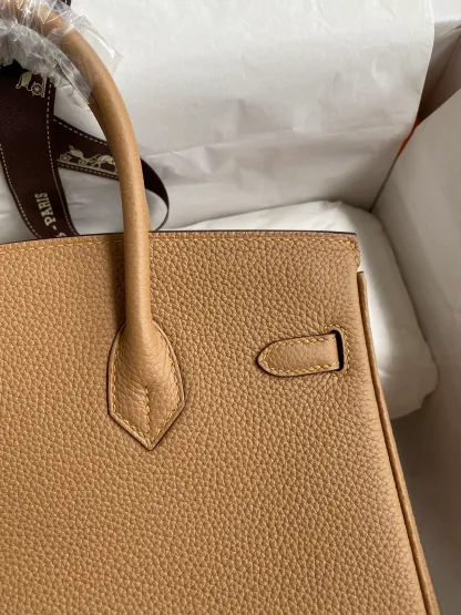 Birkin 25/30/35 Bag Chai (Milk Tea Brown) Togo Leather