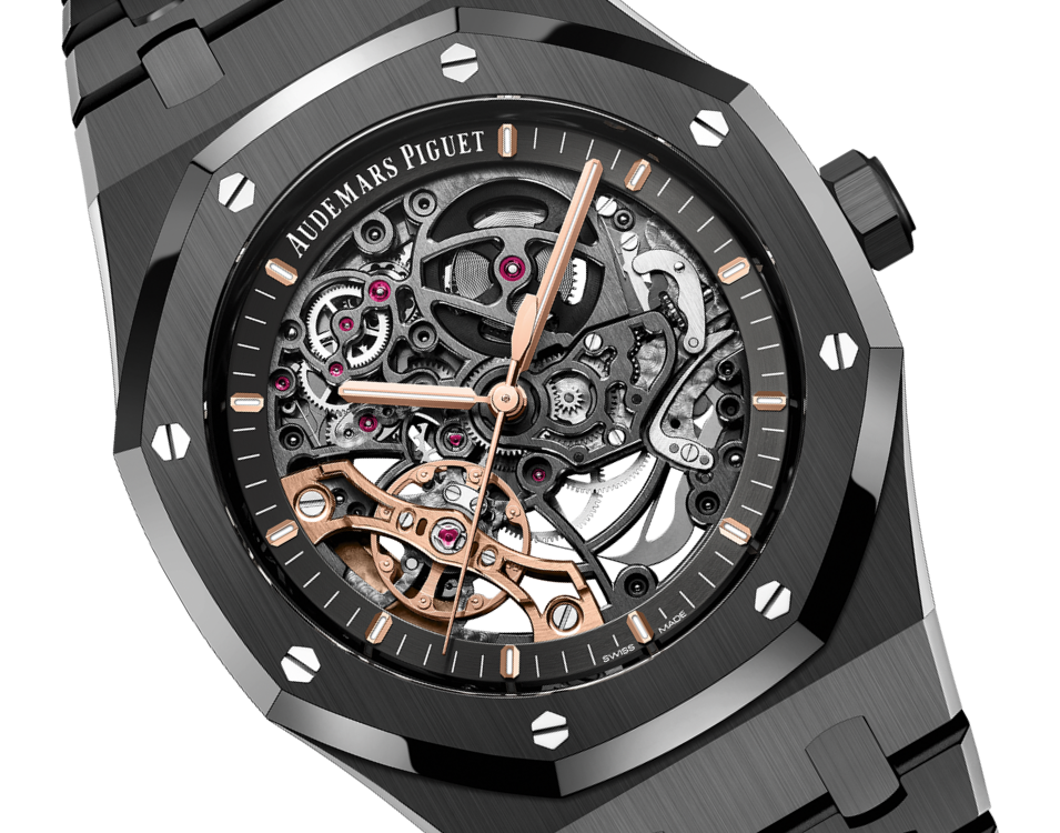 ROYAL OAK DOUBLE BALANCE WHEEL OPENWORKED Ref. 15416CE.OO.1225CE.01