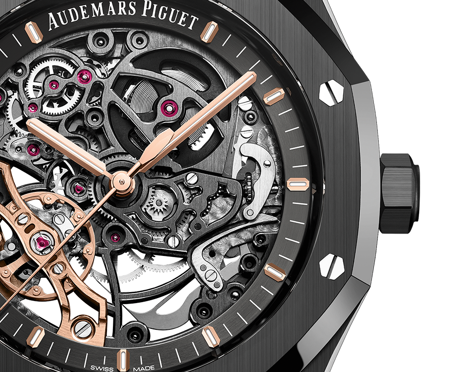 ROYAL OAK DOUBLE BALANCE WHEEL OPENWORKED Ref. 15416CE.OO.1225CE.01