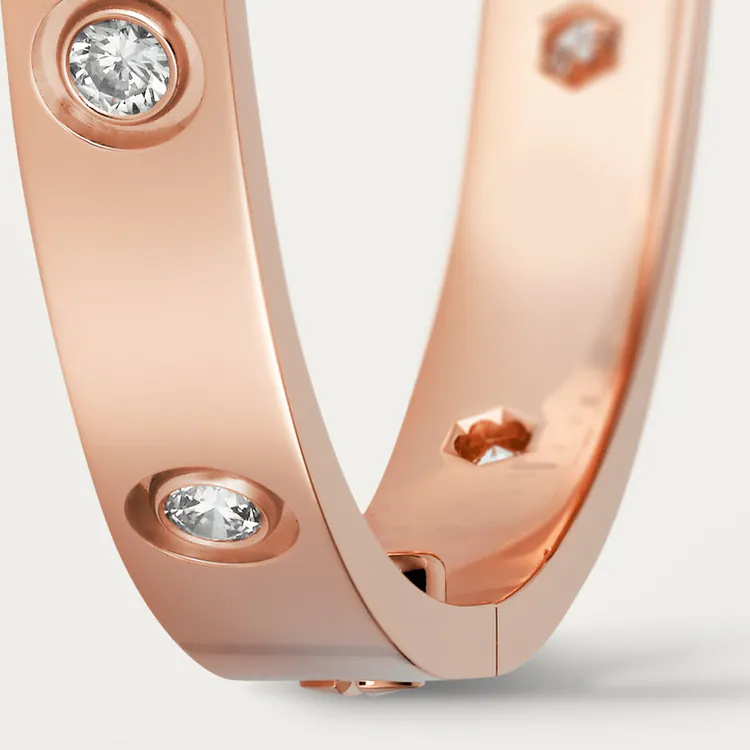LOVE BRACELET, 10 DIAMONDS