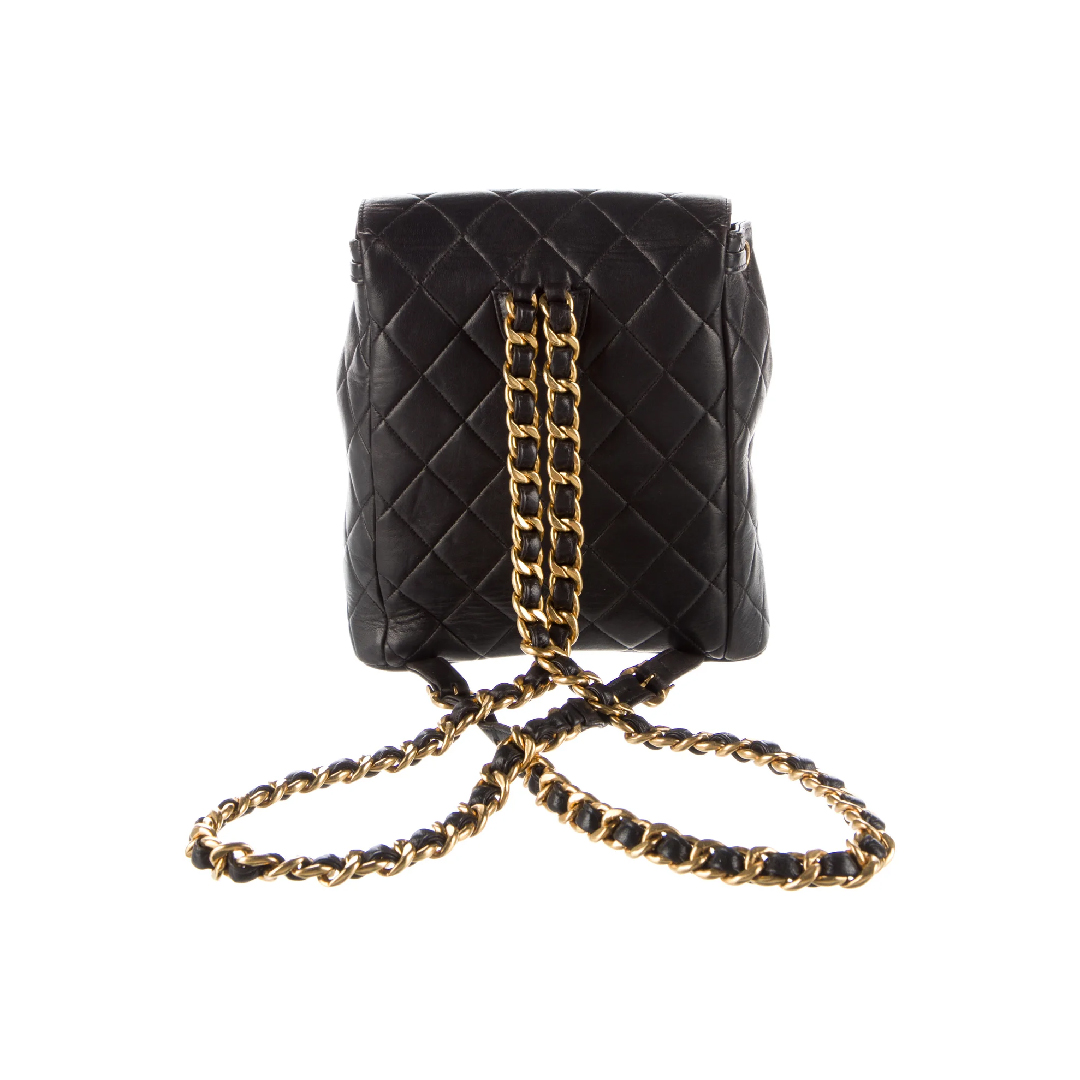 Vintage Quilted Mini Duma Backpack