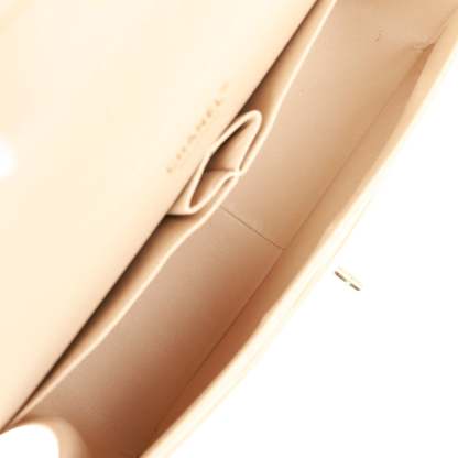 Jumbo Classic Double Flap Bag Beige Caviar Gold Hardware