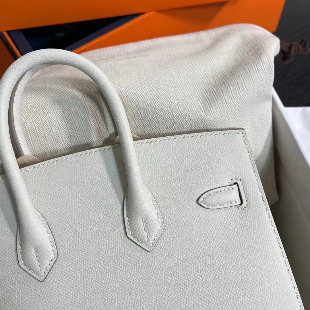 Birkin 25/30/35 Bag Nata (Cream White) Epsom Leather