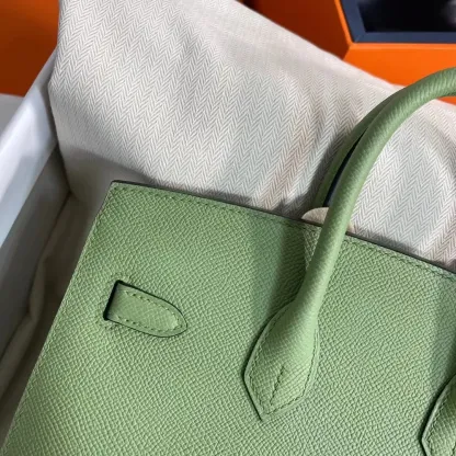 Birkin 25/30/35 Bag Vert Criquet (Avocado Green) Epsom Leather