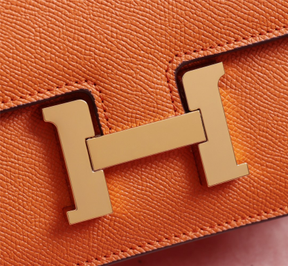 Constance 19/23 bag Orange Epsom Leather