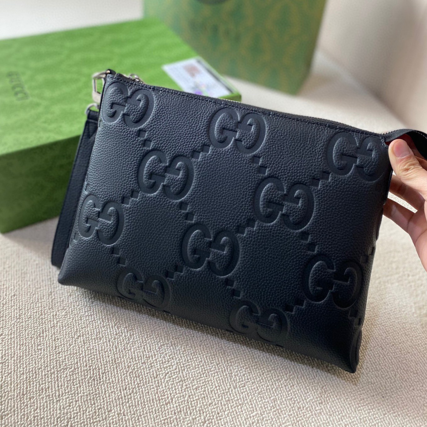 JUMBO GG MEDIUM MESSENGER BAG