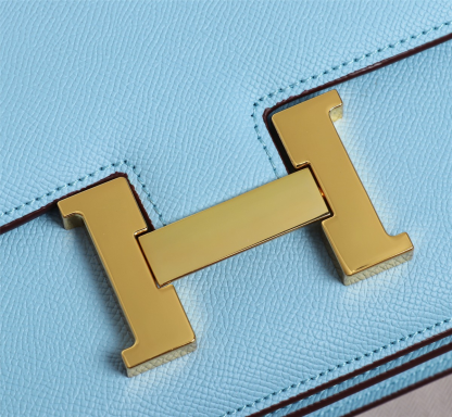 Constance 19/23 bag Blue Epsom Leather