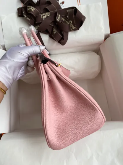 Birkin 25/30/35 Bag Rose Azalée (Lipstick Pink) Togo Leather
