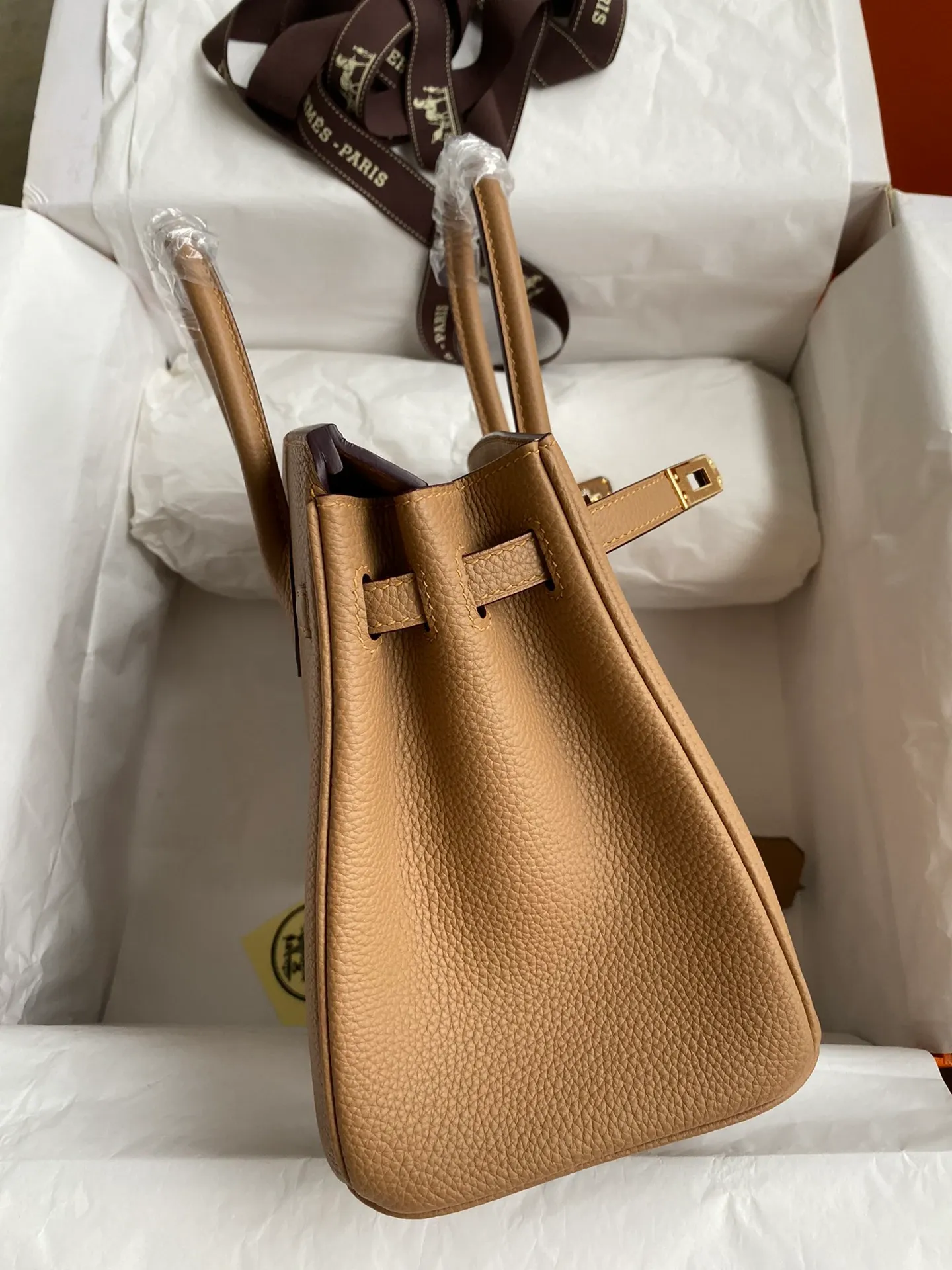 Birkin 25/30/35 Bag Chai (Milk Tea Brown) Togo Leather