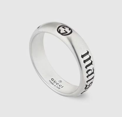 Thin 'maison de l'amour' ring