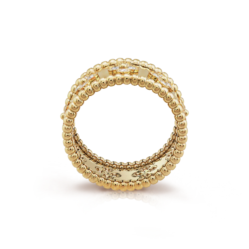 Perlee clovers ring, medium model