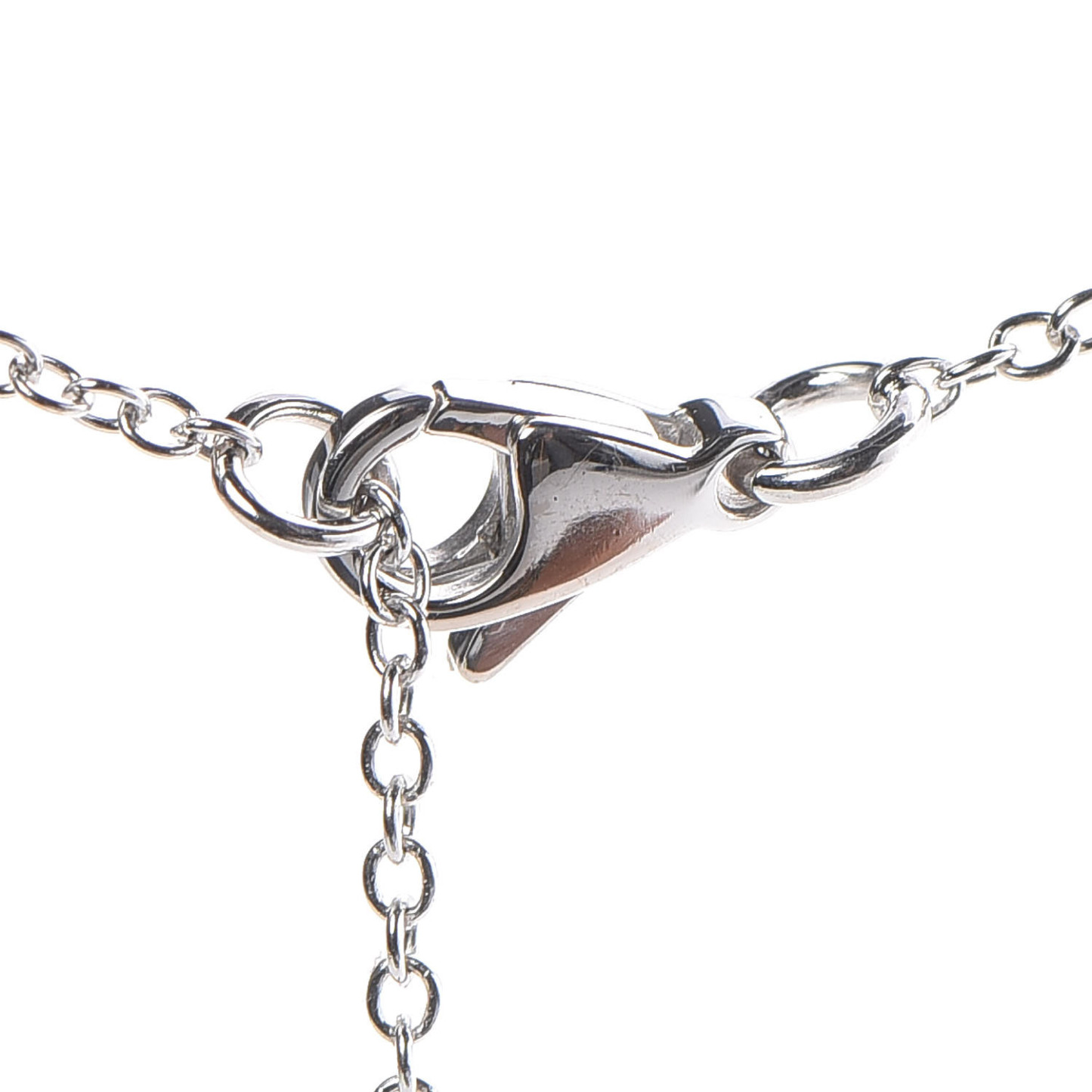 18K White Gold Diamond Etoile Filante Pendant Necklace