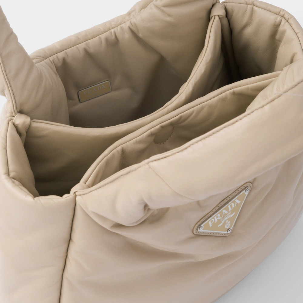 Medium padded  Soft nappa leather bag