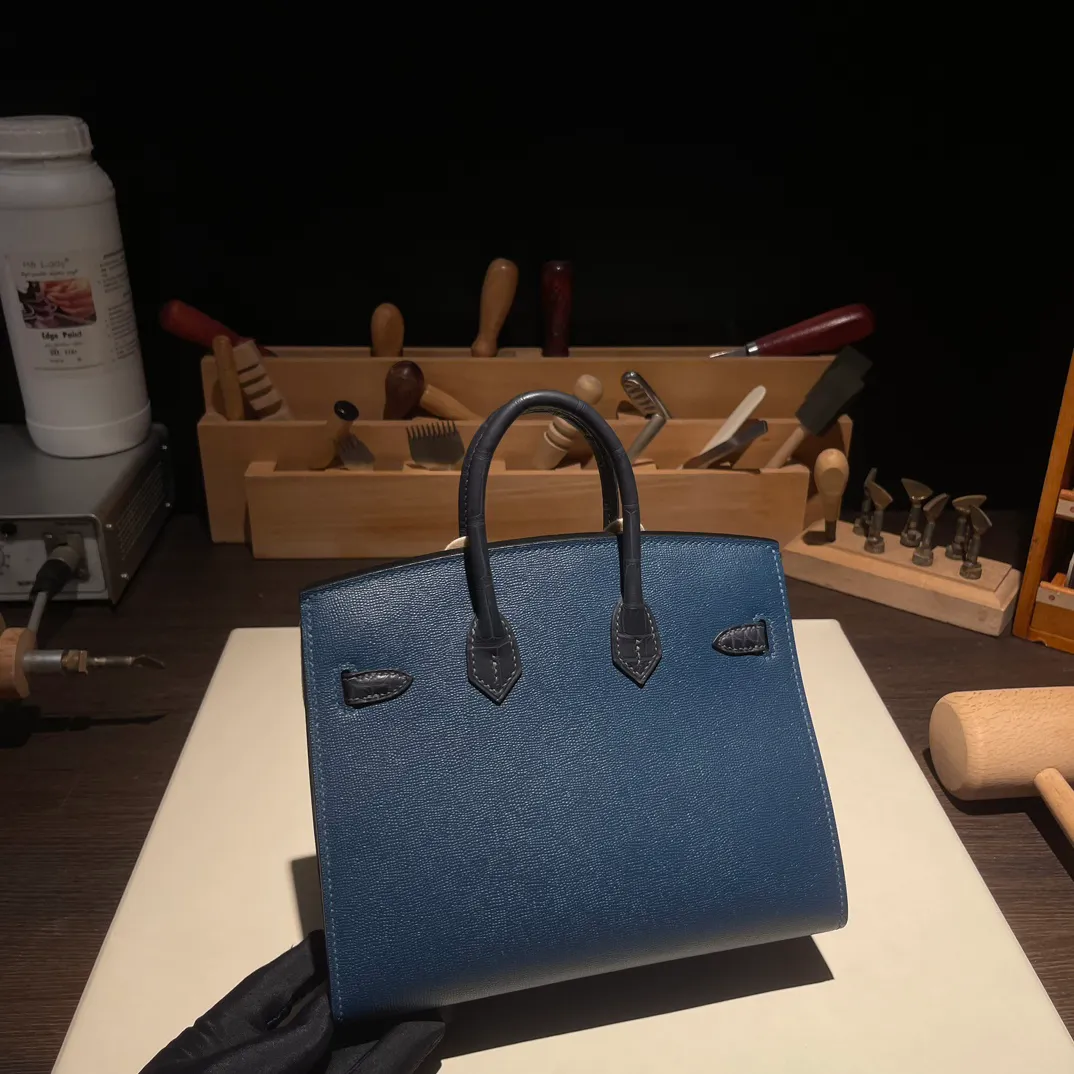 Birkin 20/25 Bag Night Faubourg (Night‑Blue House Limited Edition)