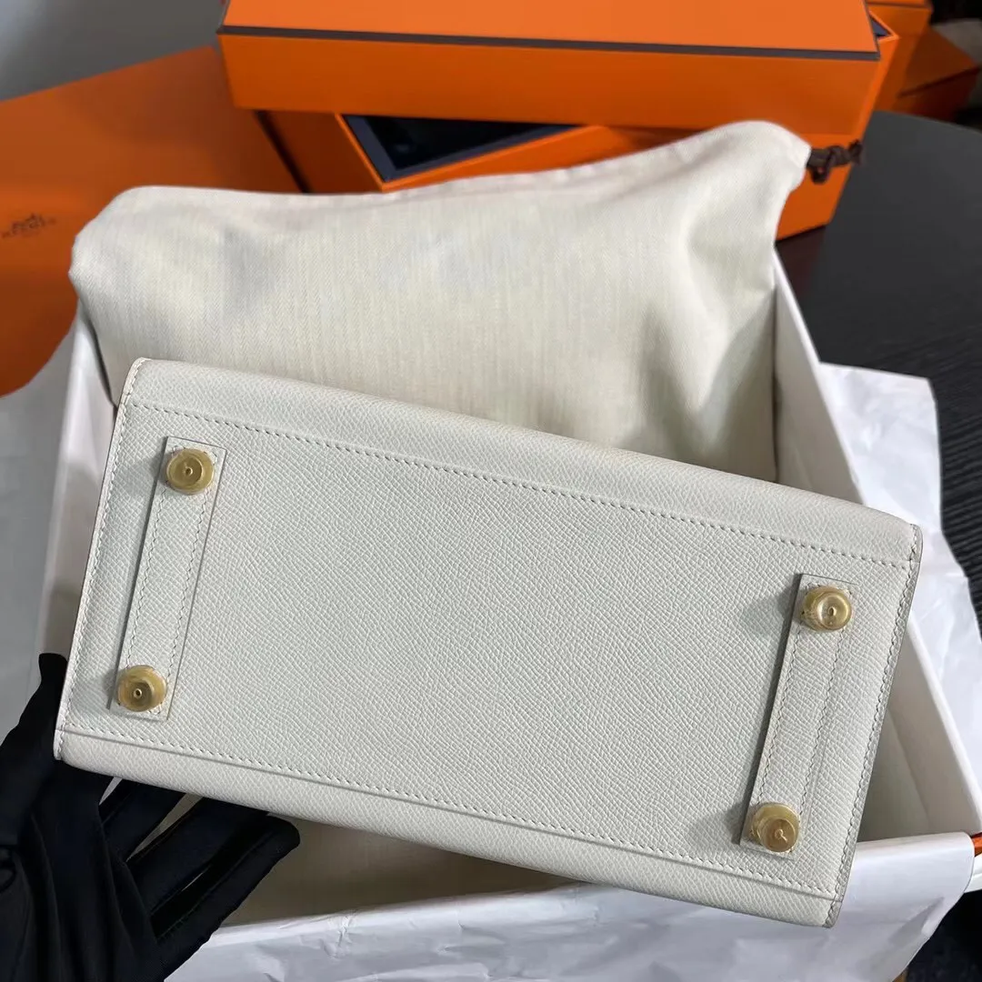 Birkin 25/30/35 Bag Nata (Cream White) Epsom Leather