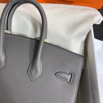 Birkin 25/30/35 Bag Etain (Pewter Grey) Epsom Leather