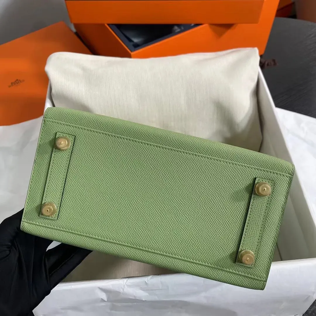 Birkin 25/30/35 Bag Vert Criquet (Avocado Green) Epsom Leather