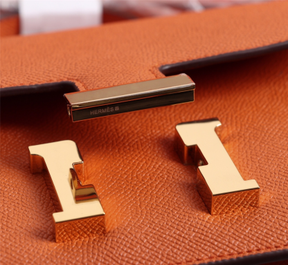 Constance 19/23 bag Orange Epsom Leather