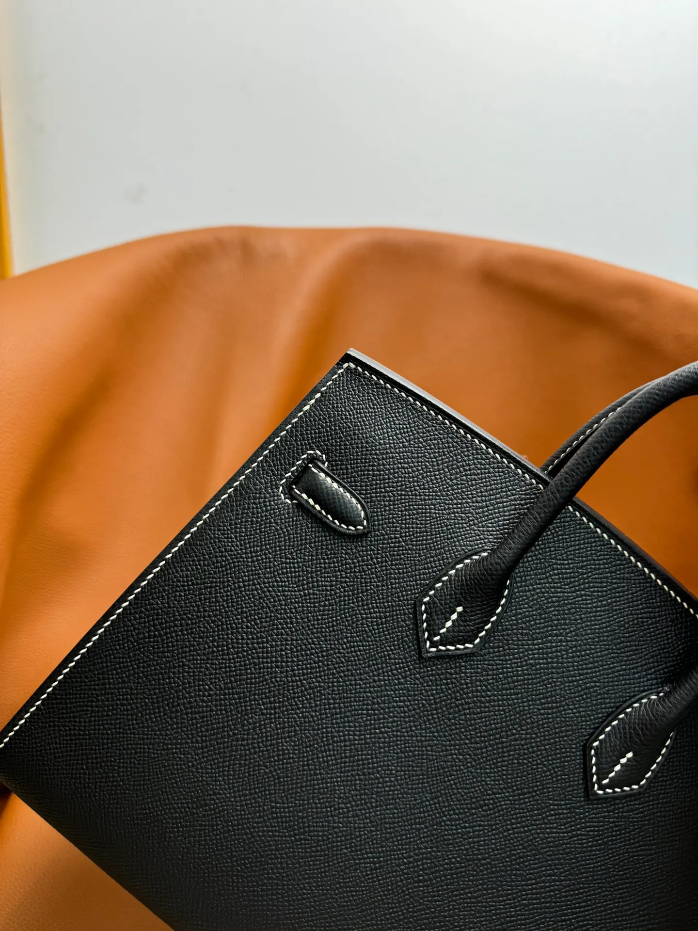 Birkin 25/30/35 Bag Noir (True Black) Epsom Leather