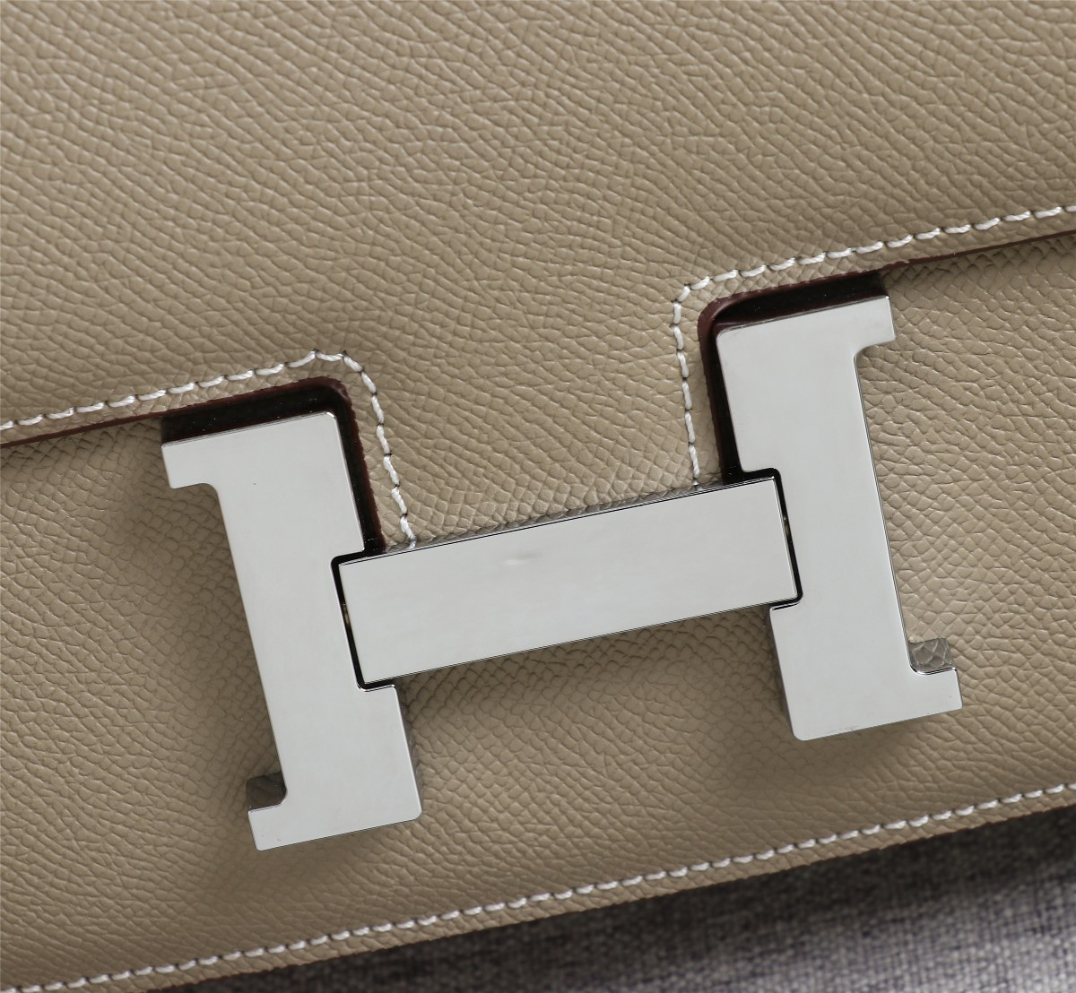 Constance 19/23 bag Grey Epsom Leather