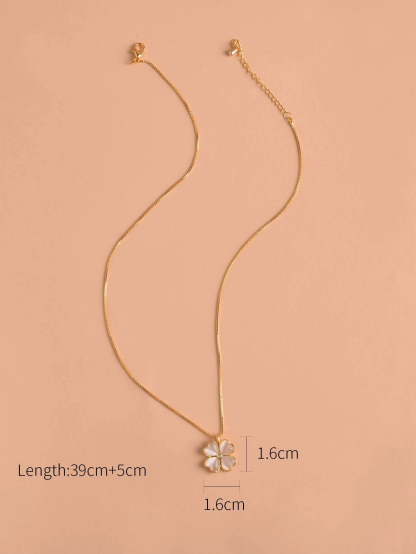 Four-leaf Clover Charm Necklace