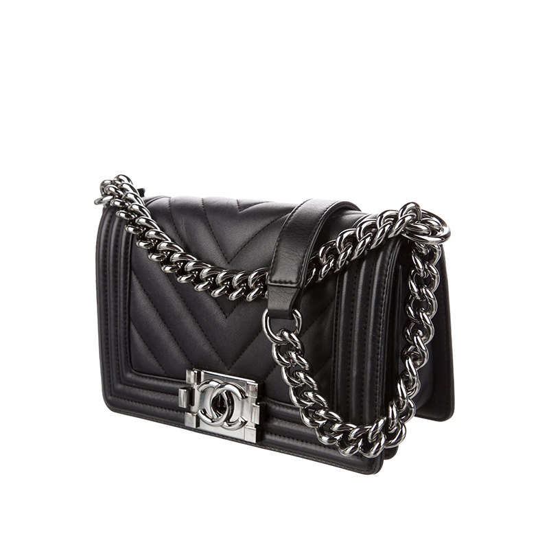 Small Chevron Boy Bag