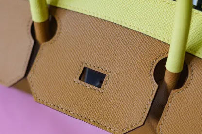 Birkin 35 Bag Four‑Tone Colorblock 2 Epsom Leather
