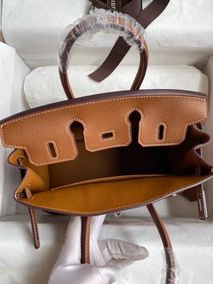 Birkin 25/30/35/40 Bag Gold (Golden‑Brown) Togo Leather