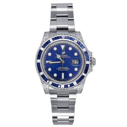 WHITE GOLD SMURF SUBMARINER WATCH REF. 116619