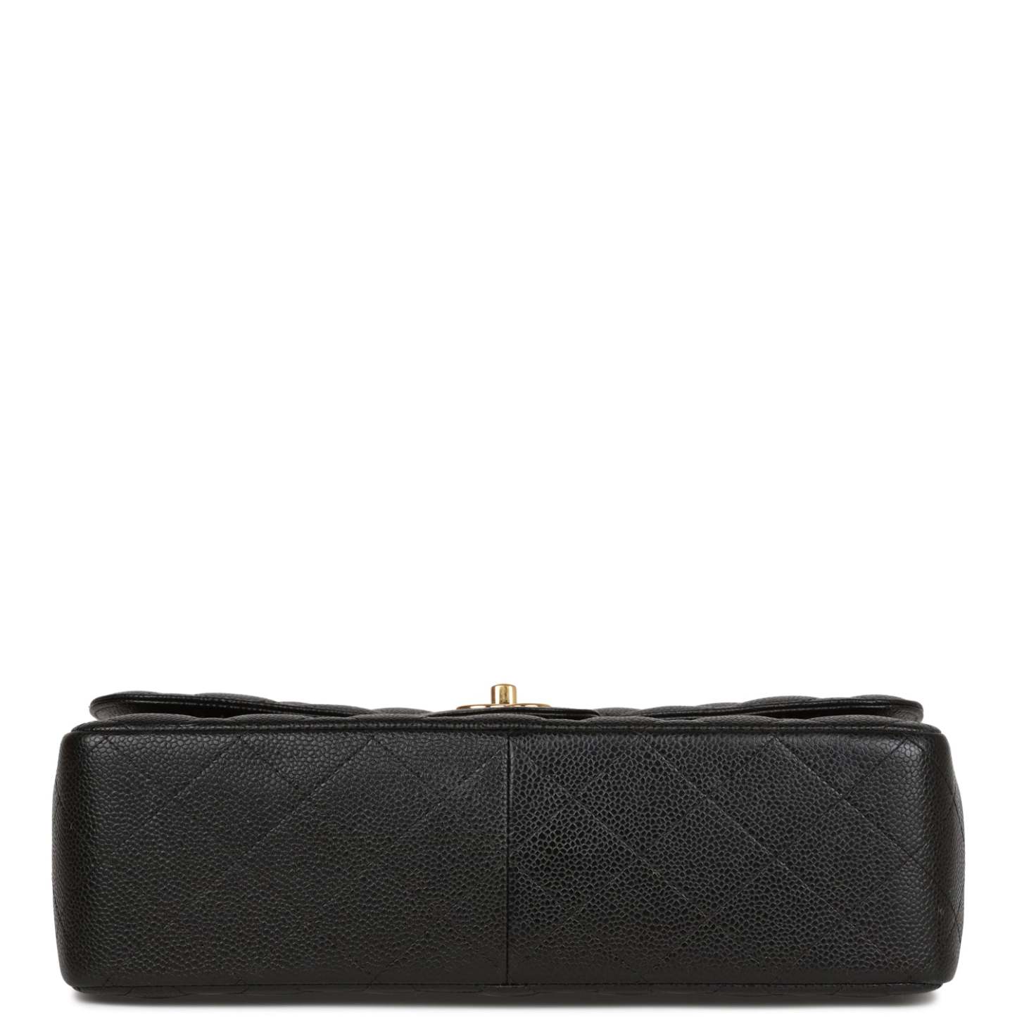 Jumbo Classic Double Flap Bag Black Caviar Gold Hardware