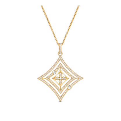 Idylle Blossom Medallion, Yellow Gold And Diamonds