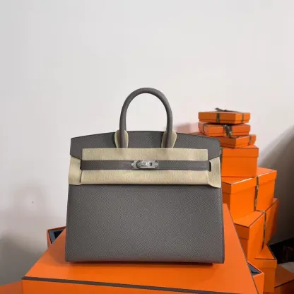 Birkin 25/30/35 Bag Etain (Pewter Grey) Epsom Leather