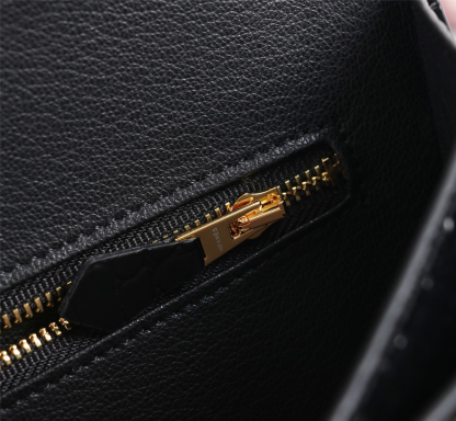 Constance 23 bag Black Crocodile Leather