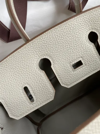 Birkin 25/30/35 Bag Gris Perle (Pearl Grey) Togo Leather